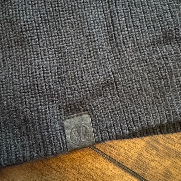 Lululemon Merino Wool Blend Knit Sweater Dress Black Size 4 NWT - Picture 6 of 6